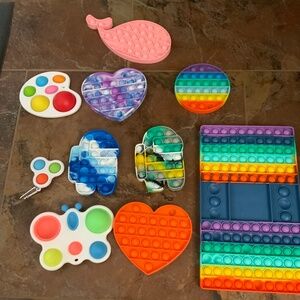 Pop It Fidget Toys Lot Pack